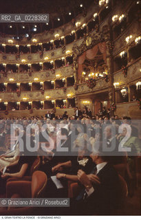 Caption: Nome: ..GRAN TEATRO LA FENICE..Descrizione: ..SALA / VENEZIA..Credit: ..Graziano Arici/Rosebud2/..Costo: ..A..Nazione: ..ITALIA..Città: ..VENEZIA..Data: ..1985 ca.