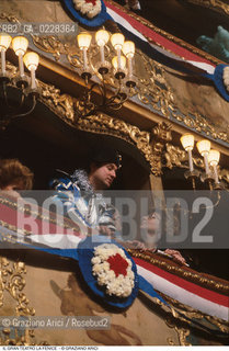 Caption: Nome: ..GRAN TEATRO LA FENICE..Descrizione: ..PALCHI FESTA DI CARNEVALE / VENEZIA ENRICO COVERI..Credit: ..Graziano Arici/Rosebud2/..Costo: ..A..Nazione: ..ITALIA..Città: ..VENEZIA..Data: ..1985 ca.