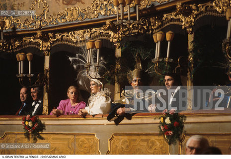 Caption: Nome: ..GRAN TEATRO LA FENICE..Descrizione: ..PALCHI FESTA DI CARNEVALE / VENEZIA..Credit: ..Graziano Arici/Rosebud2/..Costo: ..A..Nazione: ..ITALIA..Città: ..VENEZIA..Data: ..1985 ca.