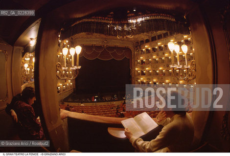 Caption: Nome: ..GRAN TEATRO LA FENICE..Descrizione: ..PALCO / VENEZIA..Credit: ..Graziano Arici/Rosebud2/..Costo: ..A..Nazione: ..ITALIA..Città: ..VENEZIA..Data: ..1985 ca.