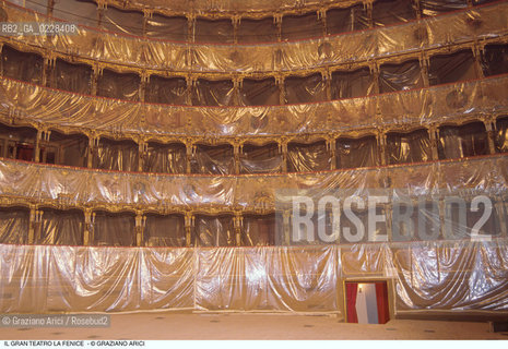 Caption: Nome: ..GRAN TEATRO LA FENICE..Descrizione: ..SALA / VENEZIA RESTAURO PALCHI..Credit: ..Graziano Arici/Rosebud2/..Costo: ..A..Nazione: ..ITALIA..Città: ..VENEZIA..Data: ..1989