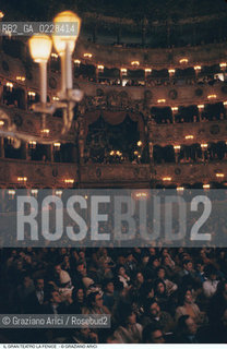 Caption: Nome: ..GRAN TEATRO LA FENICE..Descrizione: ..SALA / VENEZIA..Credit: ..Graziano Arici/Rosebud2/..Costo: ..A..Nazione: ..ITALIA..Città: ..VENEZIA..Data: ..1985 ca.