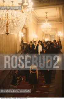 Caption: Nome: ..GRAN TEATRO LA FENICE..Descrizione: ..SCALONE DACCESSO ALLE SALE APOLLINEE / VENEZIA..Credit: ..Graziano Arici/Rosebud2/..Costo: ..A..Nazione: ..ITALIA..Città: ..VENEZIA..Data: ..1985 ca.