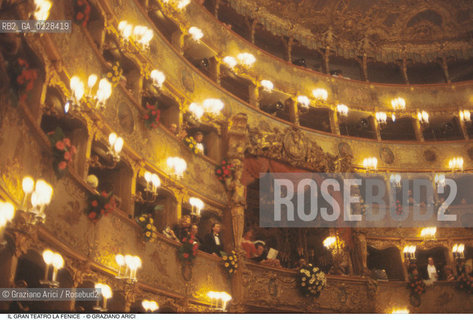 Caption: Nome: ..GRAN TEATRO LA FENICE..Descrizione: ..PALCHI / VENEZIA..Credit: ..Graziano Arici/Rosebud2/..Costo: ..A..Nazione: ..ITALIA..Città: ..VENEZIA..Data: ..1985 ca.