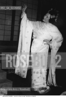 Nome:..FAVERO MAFALDA..Descrizione:..MUSICA CLASSICA CANTANTE LIRICA SOPRANO / NELLOPERA MADAMA BUTTERFLY..Credit:..ARCHIVIO STORICO DEL TEATRO LA FENICE/..Costo:..A..Nazione:..ITALIA..Città:..VENEZIA..Data:..1942....La cessione dei diritti di questa immagine si intende per quanto di nostra competenza. Non comprende invece le eventuali spese  relative a diritti che potranno essere richiesti dagli Enti o persone fisiche cui appartengono eventualmente i soggetti  ripresi. Tali costi, ove necessari, e l’espletamento di qualsivoglia pratica di richiesta di concessione del permesso di pubblicazione sono esclusivamente a carico e a cura del soggetto acquirente di questa immagine.