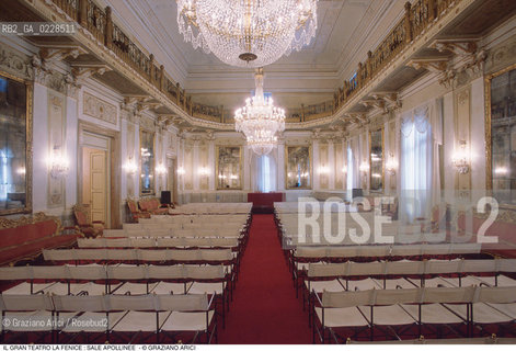 Caption: Nome: ..GRAN TEATRO LA FENICE..Descrizione: ..SALE APOLLINEE/ VENEZIA..Credit: ..Graziano Arici/Rosebud2/..Costo: ..A..Nazione: ..ITALIA..Città: ..VENEZIA..Data: ..1985 ca.