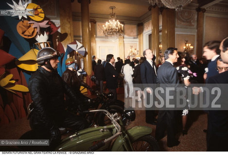 Caption: Nome: ..GRAN TEATRO LA FENICE..Descrizione: ..SALA SERATA FUTURISTA / VENEZIA MOTO..Credit: ..Graziano Arici/Rosebud2/..Costo: ..A..Nazione: ..ITALIA..Città: ..VENEZIA..Data: ..1985 ca.