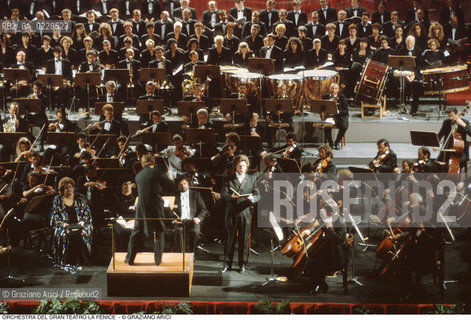 Caption: Nome: ..ORCHESTRA DEL GRAN TEATRO LA FENICE..Descrizione: ..PALAZZO DUCALE / VENEZIA REQUIEM DI VERDI SAMUEL RAMEY..Credit: ..Graziano Arici/Rosebud2/..Costo: ..A..Nazione: ..ITALIA..Città: ..VENEZIA..Data: ..1985 ca.