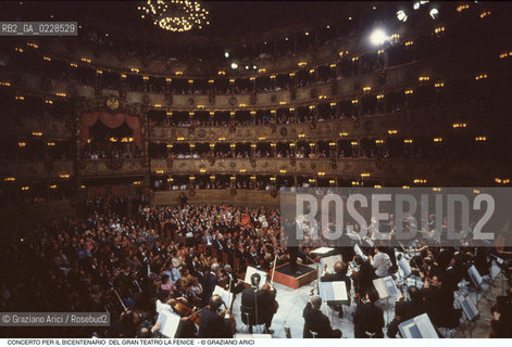 Caption: Nome: ..GRAN TEATRO LA FENICE..Descrizione: ..MUSICA CLASSICA / CONCERTO PER IL BICENTENARIO /  IL DIRETTORE DORCHESTRA PRETRE GEORGES E LORCHESTRA DEL TEATRO LA FENICE / VENEZIA..Credit: ..Graziano Arici/Rosebud2/..Costo: ..A..Nazione: ..ITALIA..Città: ..VENEZIA..Data: ..16/05/92