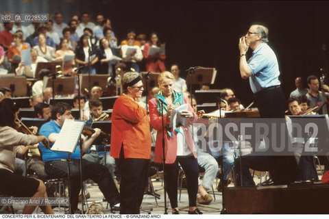 Caption: Nome: ..GRAN TEATRO LA FENICE..Descrizione: ..MUSICA CLASSICA / CONCERTO PER IL BICENTENARIO / CON I SOPRANI MARILYN HORNE, KATIA RICCIARELLI, IL DIRETTORE DORCHESTRA PRETRE GEORGES E LORCHESTRA DEL TEATRO LA FENICE / VENEZIA..Credit: ..Graziano Arici/Rosebud2/..Costo: ..A..Nazione: ..ITALIA..Città: ..VENEZIA..Data: ..16/05/92
