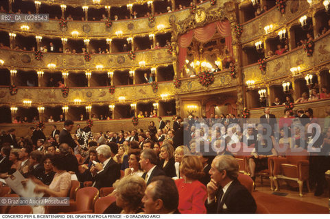 Caption: Nome: ..GRAN TEATRO LA FENICE..Descrizione: ..MUSICA CLASSICA / CONCERTO PER IL BICENTENARIO  / VENEZIA..Credit: ..Graziano Arici/Rosebud2/..Costo: ..A..Nazione: ..ITALIA..Città: ..VENEZIA..Data: ..16/05/92
