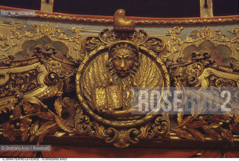 Caption: Nome: ..GRAN TEATRO LA FENICE..Descrizione: ..PARTICOLARE DEL PALCO REALE/ VENEZIA..Credit: ..Graziano Arici/Rosebud2/..Costo: ..A..Nazione: ..ITALIA..Città: ..VENEZIA..Data: ..1985 ca.