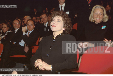 Caption: Nome: ..GRAN TEATRO LA FENICE..Descrizione: ..INAUGURAZIONE DEL PALAFENICE / TRONCHETTO IRENE PIVETTI..Credit: ..Graziano Arici/Rosebud2/..Costo: ..A..Nazione: ..ITALIA..Città: ..VENEZIA..Data: ..1996