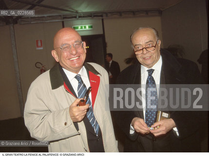 Caption: Nome: ..GRAN TEATRO LA FENICE..Descrizione: ..INAUGURAZIONE DEL PALAFENICE / TRONCHETTO SANDRO CURZI LUCIANO MANISCO..Credit: ..Graziano Arici/Rosebud2/..Costo: ..A..Nazione: ..ITALIA..Città: ..VENEZIA..Data: ..1996