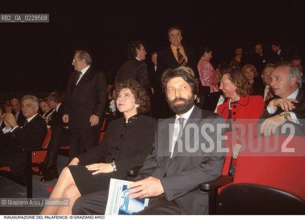 Caption: Nome: ..GRAN TEATRO LA FENICE..Descrizione: ..INAUGURAZIONE DEL PALAFENICE / TRONCHETTO IRENE PIVETTI MASSIMO CACCIARI..Credit: ..Graziano Arici/Rosebud2/..Costo: ..A..Nazione: ..ITALIA..Città: ..VENEZIA..Data: ..1996