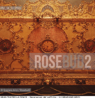 Nome: ..GRAN TEATRO LA FENICE..Descrizione: ..DECORAZIONI DEL SOFFITTO / VENEZIA..Credit: ..Graziano Arici/Rosebud2/..Costo: ..A..Nazione: ..ITALIA..Città: ..VENEZIA..Data: ..1985 ca...