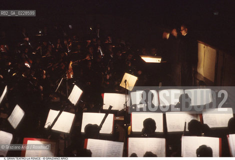 Caption: Nome: ..ORCHESTRA DEL GRAN TEATRO LA FENICE..Descrizione: ..MUSICA CLASSICA..Credit: ..Graziano Arici/Rosebud2/..Costo: ..A..Nazione: ..ITALIA..Città: ..VENEZIA..Data: ..1985 c.a.