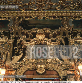 Nome: ..GRAN TEATRO LA FENICE..Descrizione: ..DECORAZIONI DEL PALCO REALE / VENEZIA..Credit: ..Graziano Arici/Rosebud2/..Costo: ..A..Nazione: ..ITALIA..Città: ..VENEZIA..Data: ..1985 ca...