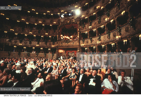 Nome: ..GRAN TEATRO LA FENICE..Descrizione: ..SALA / VENEZIA..Credit: ..Graziano Arici/Rosebud2/..Costo: ..A..Nazione: ..ITALIA..Città: ..VENEZIA..Data: ..1985 ca...
