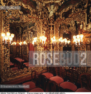 Nome: ..GRAN TEATRO LA FENICE..Descrizione: ..PALCO REALE / VENEZIA..Credit: ..Graziano Arici/Rosebud2/..Costo: ..A..Nazione: ..ITALIA..Città: ..VENEZIA..Data: ..1985 ca...