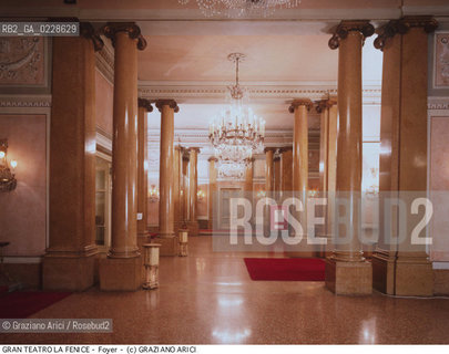 Nome: ..GRAN TEATRO LA FENICE..Descrizione: ..FOYER / VENEZIA..Credit: ..Graziano Arici/Rosebud2/..Costo: ..A..Nazione: ..ITALIA..Città: ..VENEZIA..Data: ..1985 ca...