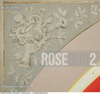Nome: ..GRAN TEATRO LA FENICE..Descrizione: ..DECORAZIONI A STUCCO  / VENEZIA..Credit: ..Graziano Arici/Rosebud2/..Costo: ..A..Nazione: ..ITALIA..Città: ..VENEZIA..Data: ..1985 ca...