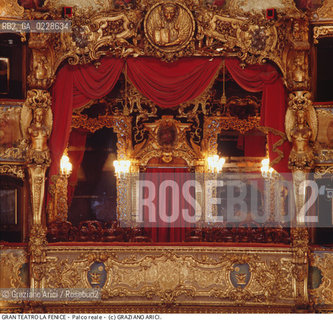 Nome: ..GRAN TEATRO LA FENICE..Descrizione: ..PALCO REALE  / VENEZIA..Credit: ..Graziano Arici/Rosebud2/..Costo: ..A..Nazione: ..ITALIA..Città: ..VENEZIA..Data: ..1985 ca...