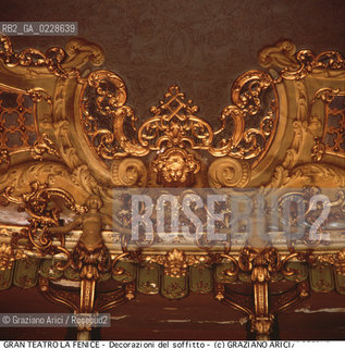 Nome: ..GRAN TEATRO LA FENICE..Descrizione: ..DECORAZIONI DEL SOFFITTO / VENEZIA..Credit: ..Graziano Arici/Rosebud2/..Costo: ..A..Nazione: ..ITALIA..Città: ..VENEZIA..Data: ..1985 ca...