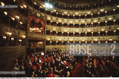 Nome: ..GRAN TEATRO LA FENICE..Descrizione: ..SALA / VENEZIA..Credit: ..Graziano Arici/Rosebud2/..Costo: ..A..Nazione: ..ITALIA..Città: ..VENEZIA..Data: ..1985 ca...