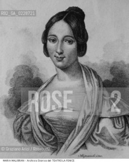 Nome: ..MALIBRAN MARIA FELICITA..Descrizione: ..MUSICA CLASSICA CANTANTE LIRICA CONTRALTO MEZZOSOPRANO E SOPRANO / STAMPA..Credit:..ARCHIVIO STORICO DEL TEATRO LA FENICE/..Costo: ..A..Nazione: ..SPAGNA..Città:..VENEZIA..Data: ..1990....La cessione dei diritti di questa immagine si intende per quanto di nostra competenza. Non comprende invece le eventuali spese  relative a diritti che potranno essere richiesti dagli Enti o persone fisiche cui appartengono eventualmente i soggetti  ripresi. Tali costi, ove necessari, e l’espletamento di qualsivoglia pratica di richiesta di concessione del permesso di pubblicazione sono esclusivamente a carico e a cura del soggetto acquirente di questa immagine.