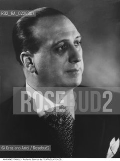 Nome:..STABILE MARIANO..Descrizione:..MUSICA CLASSICA CANTANTE LIRICO BARITONO..Credit:..ARCHIVIO STORICO DEL TEATRO LA FENICE/..Costo:..A..Nazione:..ITALIA..Città:..VENEZIA..Data:..194?....La cessione dei diritti di questa immagine si intende per quanto di nostra competenza. Non comprende invece le eventuali spese  relative a diritti che potranno essere richiesti dagli Enti o persone fisiche cui appartengono eventualmente i soggetti  ripresi. Tali costi, ove necessari, e l’espletamento di qualsivoglia pratica di richiesta di concessione del permesso di pubblicazione sono esclusivamente a carico e a cura del soggetto acquirente di questa immagine.