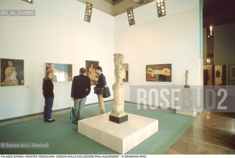 Nome: ..PALAZZO GRASSI..Descrizione: ..MOSTRA MODIGLIANI. DISEGNI DALLA COLLEZIONE PAUL ALEXANDER ..Credit: ..Graziano Arici/Rosebud2 ...Nazione: ..ITALIA..Città: ....Data: ..1993-94