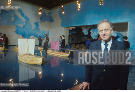 Nome: ..PALAZZO GRASSI..Descrizione: ..MOSTRA I FENICI / L ARCHEOLOGO SABATINO MOSCATI..Credit: ..Graziano Arici/Rosebud2 ...Nazione: ..ITALIA..Città: ....Data: ..1988