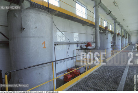 Nome: ..ASPIV..Descrizione: ..IMPIANTO DI POTABILIZZAZIONE DI CA SOLARO..Credit: ..Graziano Arici/Rosebud2 ...Nazione: ..ITALIA..Città: ....Data: ..1998