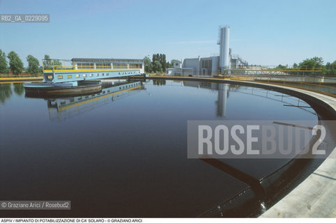 Nome: ..ASPIV..Descrizione: ..IMPIANTO DI POTABILIZZAZIONE DI CA SOLARO..Credit: ..Graziano Arici/Rosebud2 ...Nazione: ..ITALIA..Città: ....Data: ..1998