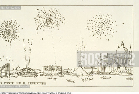 Caption: Caption: Nome: ..NO EXPO..Descrizione: ..PROGETTO PER LESPOSIZIONE UNIVERSALE DEL 2000 A VENEZIA ..Credit: ..Graziano Arici/Rosebud2 .Costo: ....Nazione: ..ITALIA..Città: ....Data: ..1989..