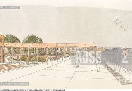 Caption: Caption: Nome: ..NO EXPO..Descrizione: ..PROGETTO PER LESPOSIZIONE UNIVERSALE DEL 2000 A VENEZIA ..Credit: ..Graziano Arici/Rosebud2 .Costo: ....Nazione: ..ITALIA..Città: ....Data: ..1989..