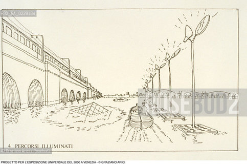 Caption: Caption: Nome: ..NO EXPO..Descrizione: ..PROGETTO PER LESPOSIZIONE UNIVERSALE DEL 2000 A VENEZIA ..Credit: ..Graziano Arici/Rosebud2 .Costo: ....Nazione: ..ITALIA..Città: ....Data: ..1989..