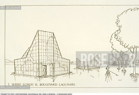 Caption: Caption: Nome: ..NO EXPO..Descrizione: ..PROGETTO PER LESPOSIZIONE UNIVERSALE DEL 2000 A VENEZIA ..Credit: ..Graziano Arici/Rosebud2 .Costo: ....Nazione: ..ITALIA..Città: ....Data: ..1989..