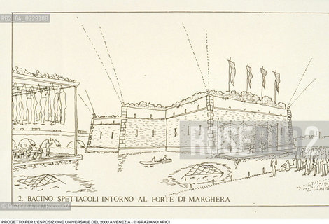 Caption: Caption: Nome: ..NO EXPO..Descrizione: ..PROGETTO PER LESPOSIZIONE UNIVERSALE DEL 2000 A VENEZIA ..Credit: ..Graziano Arici/Rosebud2 .Costo: ....Nazione: ..ITALIA..Città: ....Data: ..1989..