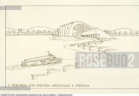 Caption: Caption: Nome: ..NO EXPO..Descrizione: ..PROGETTO PER LESPOSIZIONE UNIVERSALE DEL 2000 A VENEZIA ..Credit: ..Graziano Arici/Rosebud2 .Costo: ....Nazione: ..ITALIA..Città: ....Data: ..1989..