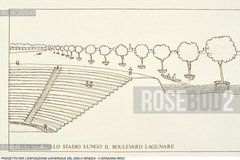 Caption: Caption: Nome: ..NO EXPO..Descrizione: ..PROGETTO PER LESPOSIZIONE UNIVERSALE DEL 2000 A VENEZIA ..Credit: ..Graziano Arici/Rosebud2 .Costo: ....Nazione: ..ITALIA..Città: ....Data: ..1989..