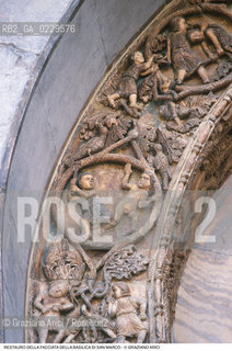 Nome: ..BASILICA DI SAN MARCO ..Descrizione: ..RESTAURO DELLA FACCIATA  ..Credit: ..Graziano Arici/Rosebud2 .Costo: ....Nazione: ..ITALIA..Città: ..VENEZIA..Data: ..199O....