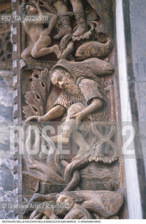 Nome: ..BASILICA DI SAN MARCO ..Descrizione: ..RESTAURO DELLA FACCIATA  ..Credit: ..Graziano Arici/Rosebud2 .Costo: ....Nazione: ..ITALIA..Città: ..VENEZIA..Data: ..199O....
