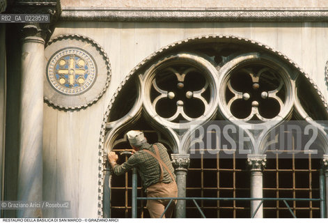 Nome: ..RESTAURO ..Descrizione: ..BASILICA DI SAN MARCO RESTAURO..Credit: ..Graziano Arici/Rosebud2 .Costo: ....Nazione: ..ITALIA..Città: ..VENEZIA..Data: ..199O....