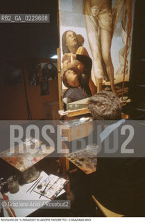 Nome: ..TINTORETTO JACOPO ..Descrizione: ..RESTAURO DE IL PARADISO..Credit: ..Graziano Arici/Rosebud2 .Costo: ....Nazione: ..ITALIA..Città: ....Data: ..1989....