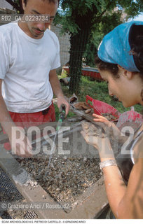 Caption:  Localizzazione:..VENEZIA / S. PIETRO DI CASTELLO..Oggetto:..Soggetto:..SCAVI ARCHEOLOGICI A S. PIETRO DI CASTELLO..ARCHEOLOGIA..Cronologia: ....Definizione Culturale:..   Autore: ..   Stile: ..   Editori/Stampatori:..   Committenza:..Materia e Tecnica:..Collocazione:..Note:....Riproduzione Fotografica:..Graziano Arici/Rosebud2 .Copyright:..Graziano Arici/Rosebud2 .Data:..2000