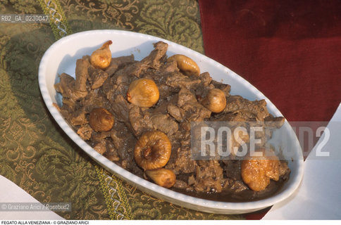 Nome: ..FEGATO ALLA VENEZIANA..Descrizione: ..GASTRONOMIA CIBO  / CARNE E CIPOLLA..Credit: ..Graziano Arici/Rosebud2/..Costo: ..A..Nazione: ....Città: ....Data: ..2000