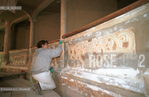 Nome: ..RESTAURO DEL TEATRO MALIBRAN..Descrizione: ..SALA STUCCHI..Credit: ..Graziano Arici/Rosebud2 .Costo: ..A..Nazione: ....Città: ..VENEZIA..VENICE..Data: ..29/01/01