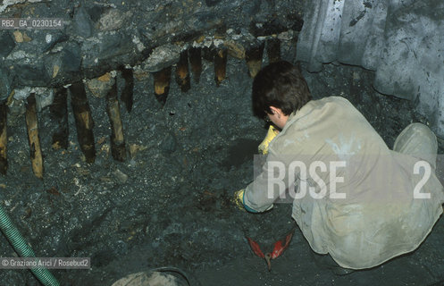 Localizzazione:..VENEZIA / S. MARCO..Oggetto:..Soggetto:..SCAVI ESEGUITI NELLA CHIESA DI S.SAMUELE..ARCHEOLOGIA..Cronologia: ..TOMBE DEL XVI SEC., PAVUMENTI DELLE PRECEDENTI CHIESE DEL XV E XIV SEC...Definizione Culturale:..   Autore: ..   Stile: ..   Editori/Stampatori:..   Committenza:..Materia e Tecnica:..Collocazione:..Note:....Riproduzione Fotografica:..Graziano Arici/Rosebud2 .Copyright:..Graziano Arici/Rosebud2 .Data:..aprile 2001..Costo:..A